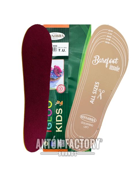 COIMBRA PLANTILLA BAREFOOT INFANTIL KINGU RECORTABLE
