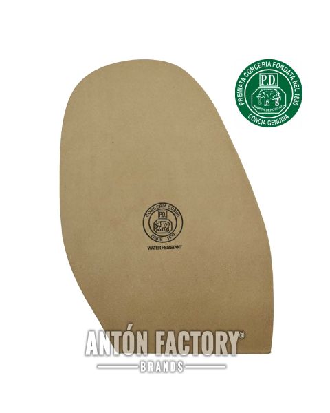 Pio Dusini Media Suela Spay Cuero Lord Water Resistant