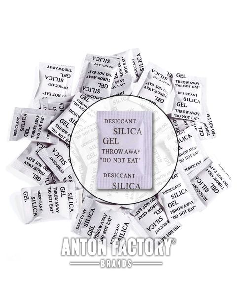 Sílica gel de sílice anti humedad pack 100 unidades