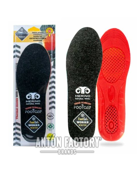 Footgel Plantilla Calzado Work Winter